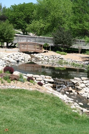 Water garden Mahoney State Park Copyright 2008 by R.O. & R.A. Robbins